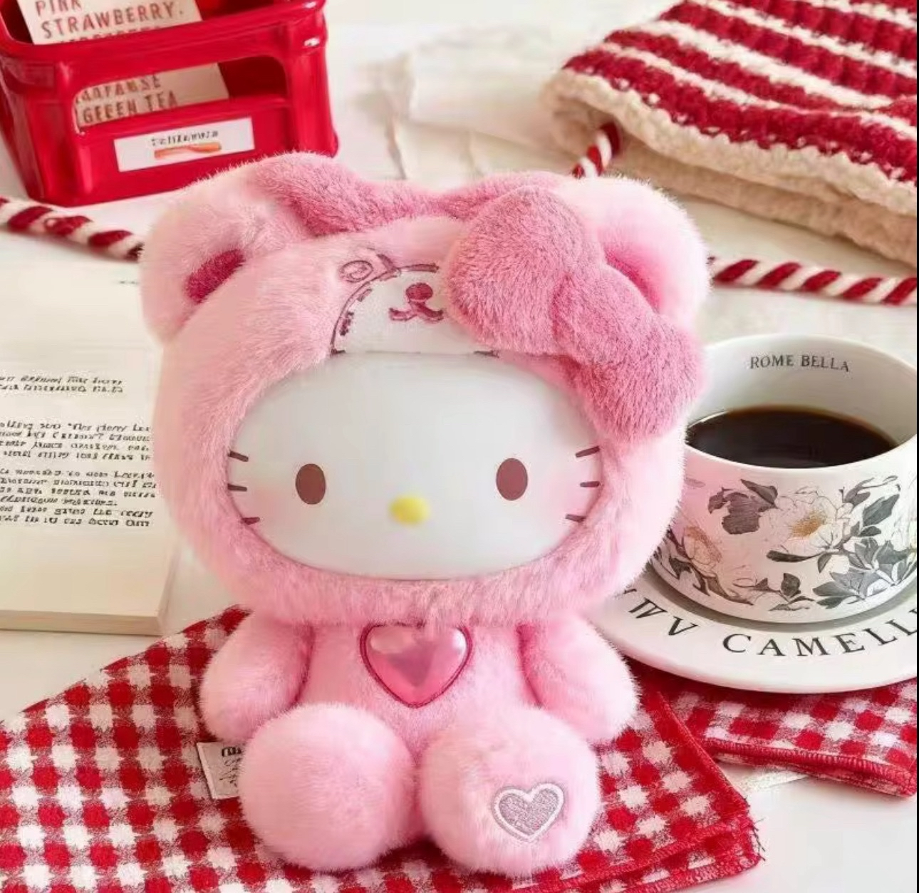 TOP TOY Hello Kitty Teddy Pajamas Series Blind Box Figure